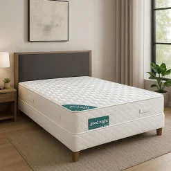 Nuits D'or Matelas 140x190 Tres Ferme Mousse Indéformable Haute résilence 35 Kg/m3 Epaisseur 21 cm (140x190)