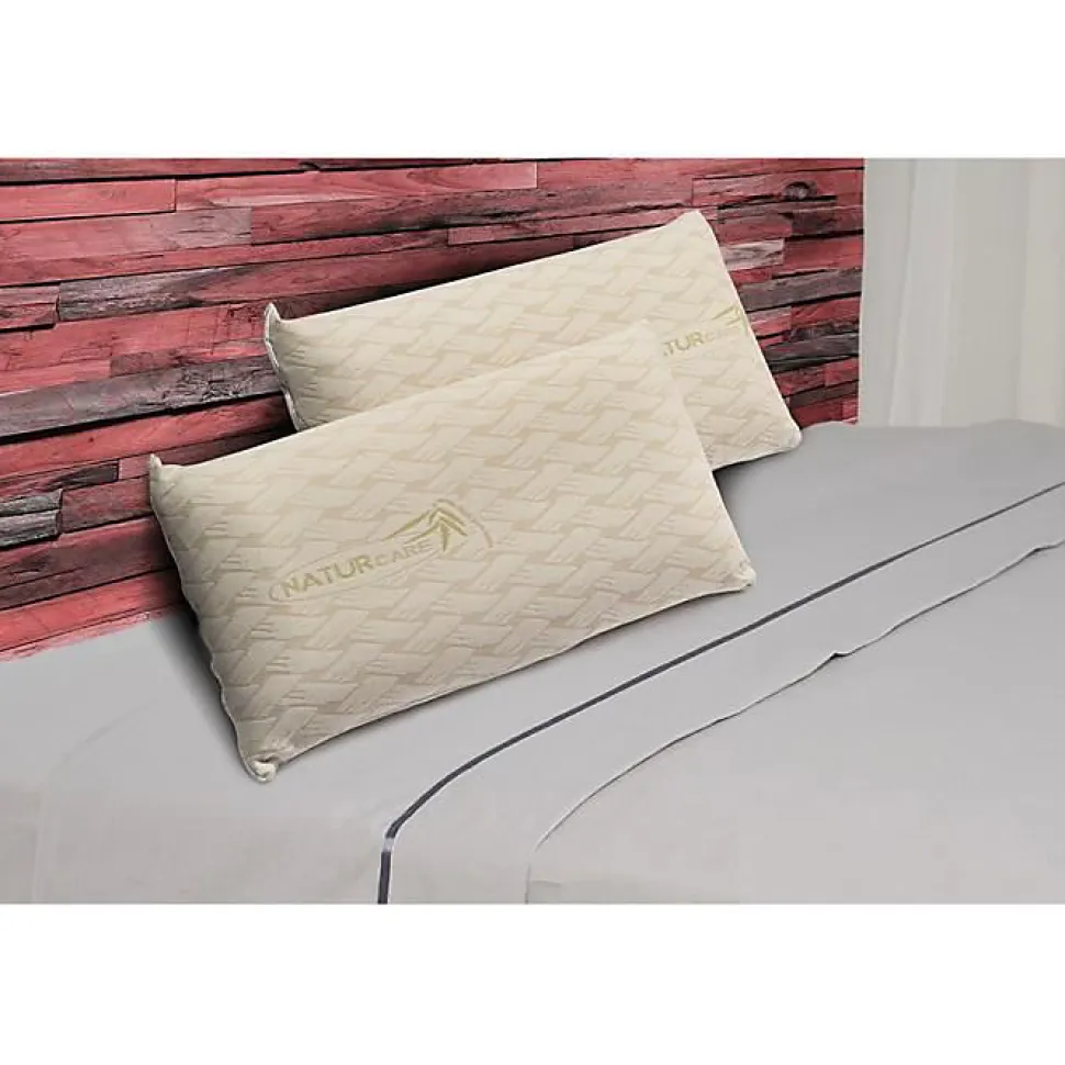 Oreiller - ECCOX - Natur Care - 70 x 40 cm - Mousse à mémoire - Housse amovible - Beige