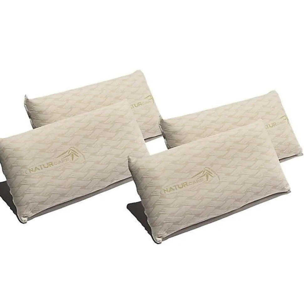 Oreiller - ECCOX - Natur Care - 60 x 40 cm - Mousse à mémoire - Housse amovible - Beige