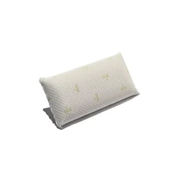 Oreiller - ECCOX - Pack de 2 - Mousse à mémoire de soja - 90 x 40 cm - Ergonomique - Moyenne fermeté