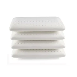 Oreiller - ECCOX - Pack de 4 - 80x40 cm - Fermeté Moyenne - Mousse à Mémoire de Forme