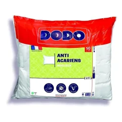 Oreiller anti-acariens 50x70 cm - 100% Polyester - DODO