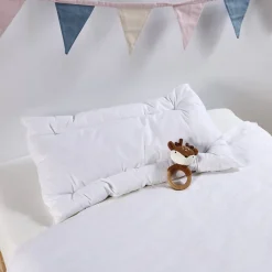 Oreiller Bébé Moelleux plat 40x60cm ANTI-ACARIENS