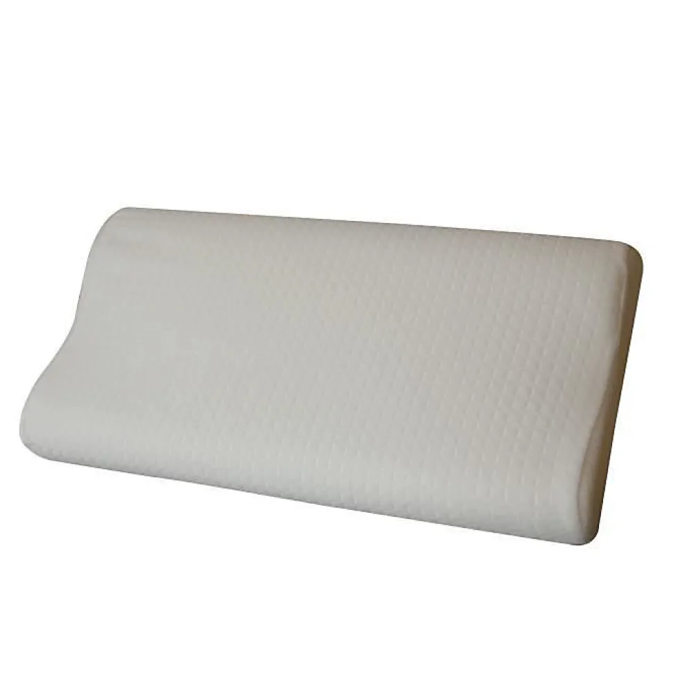 Oreiller Cervical - ECCOX - Pack de 2 - Mousse à Mémoire - 40x70 cm - Ergonomique - Blanc