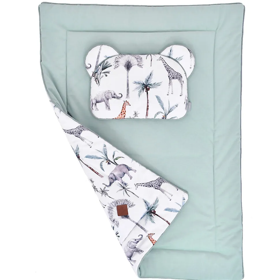 Oreiller coussin plat réversible Safari