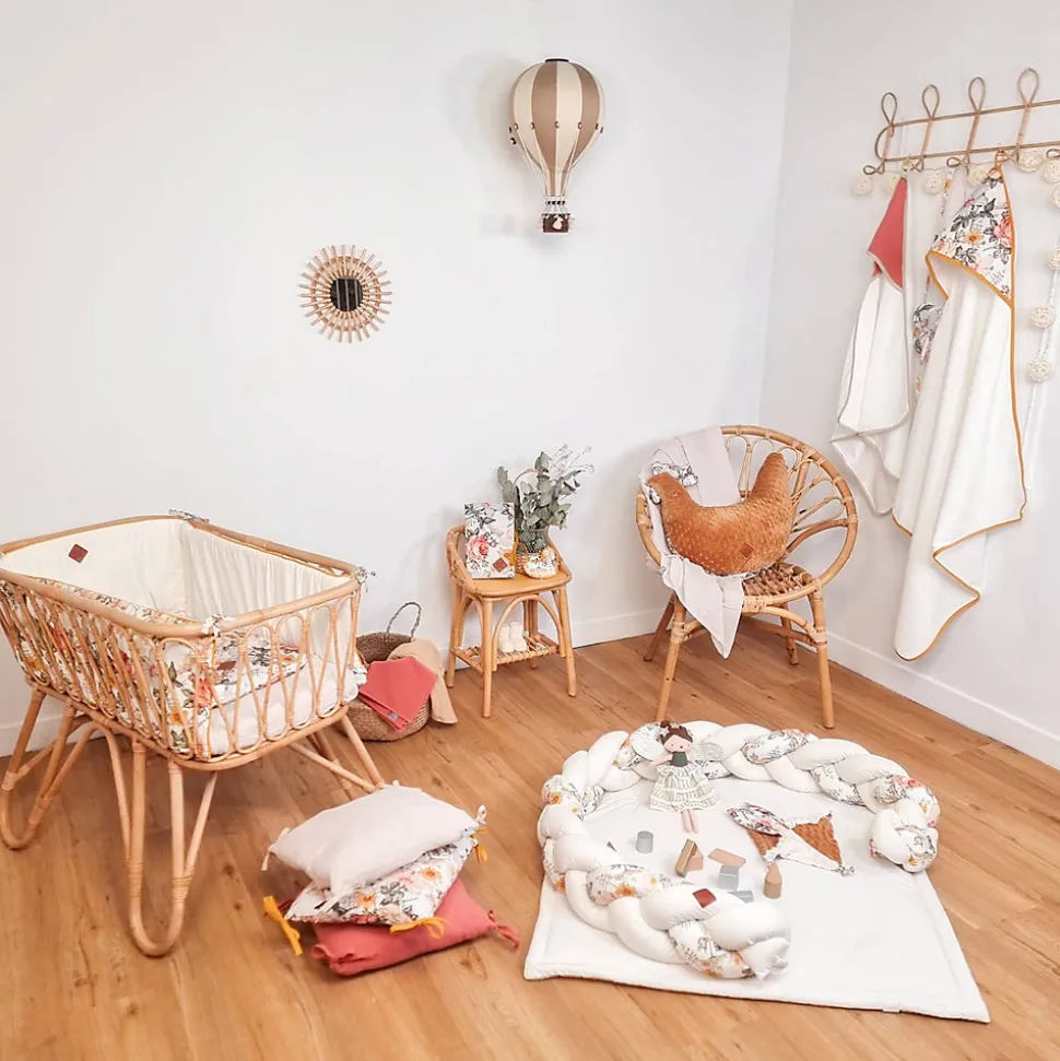 Oreiller coussin plat réversible Néo Vintage