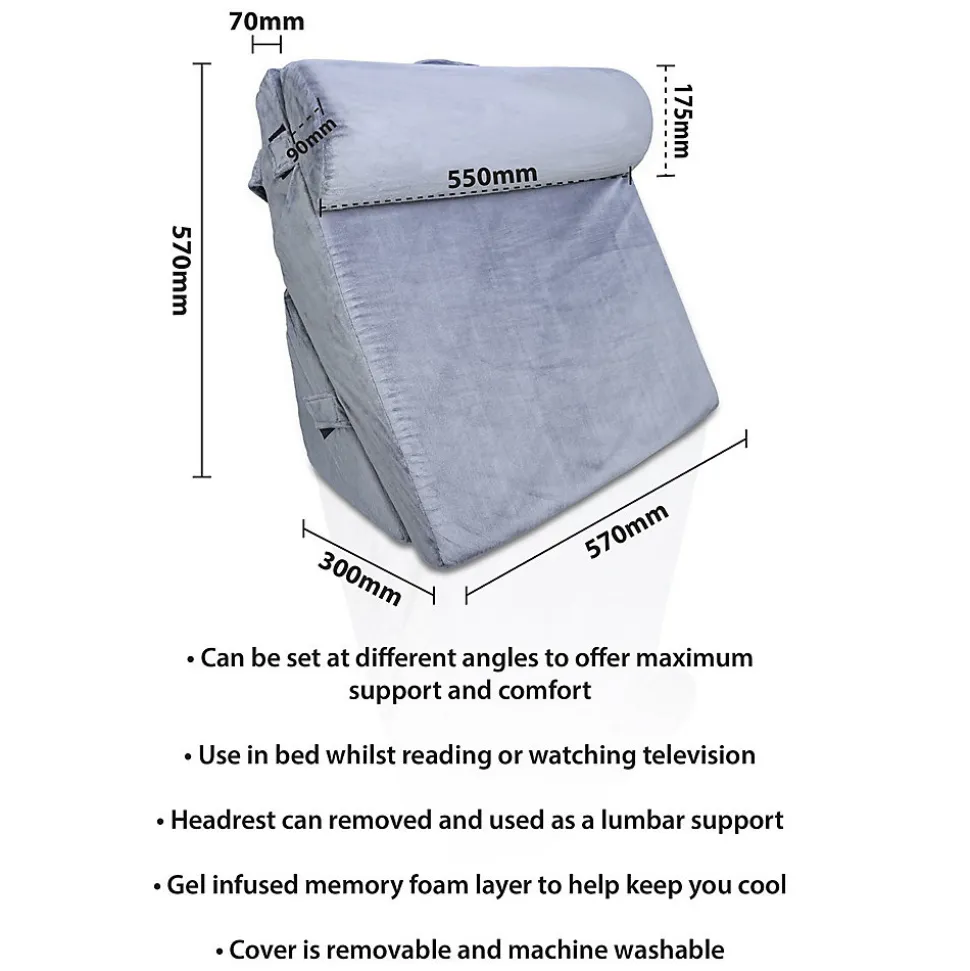 Oreiller de lit Aidapt VG884B réglable pliant de luxe