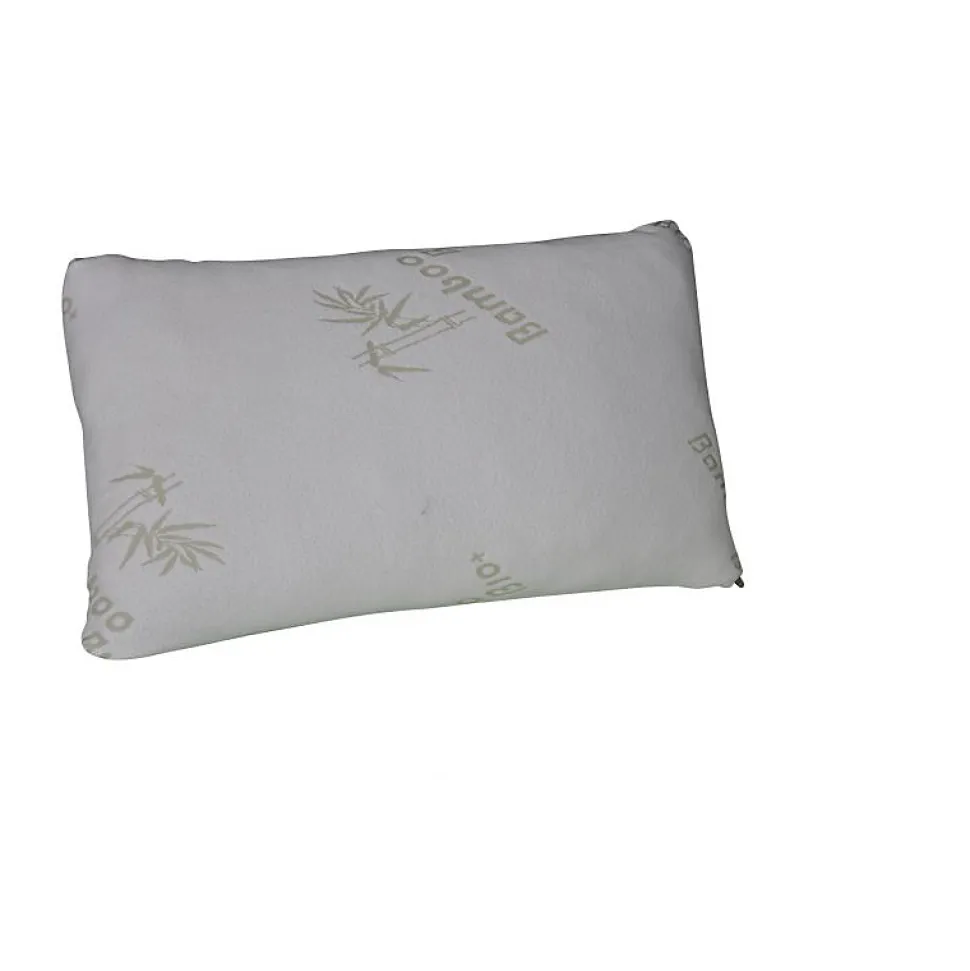 Oreiller de luxe en bambou Queen 50x76cm Herzberg HG5076BM-blanc