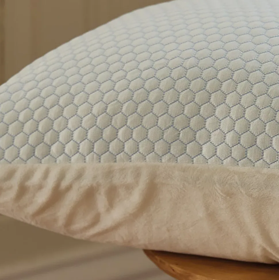 Oreiller double-face à mémoire de forme (60x40 cm - Blanc)