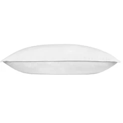 Oreiller en microfibre et plumes de canard à double niveau de garnissage, 50 x 75 cm - HOMESCAPES