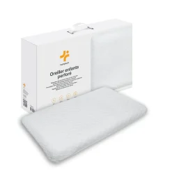 Oreiller enfant respirant en tissu de bambou 50x30x5,5 - INPHYSIO