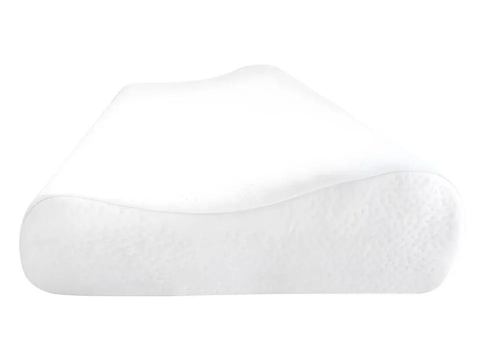 Oreiller ergonomique mémoire de forme 30 x 50 cm de YSMÉE - Blanc- SLEEPY