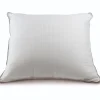 Oreiller Lestra Microduv Fjord moelleux coton satiné blanc 65x65