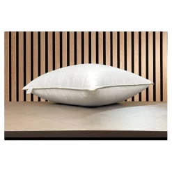 Oreiller Lestra Microduv Fjord moelleux coton satiné blanc 65x65