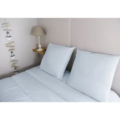 Oreiller médium DODO 60x60 cm - Protection anti punaise, anti acarien - 550 gr - Blanc - Fabriqué en France