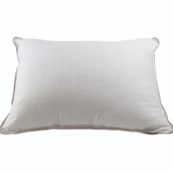 Oreiller "Microduv Fjord" Moelleux satinée à carreaux Lestra - Oreiller 50 x 70 cm