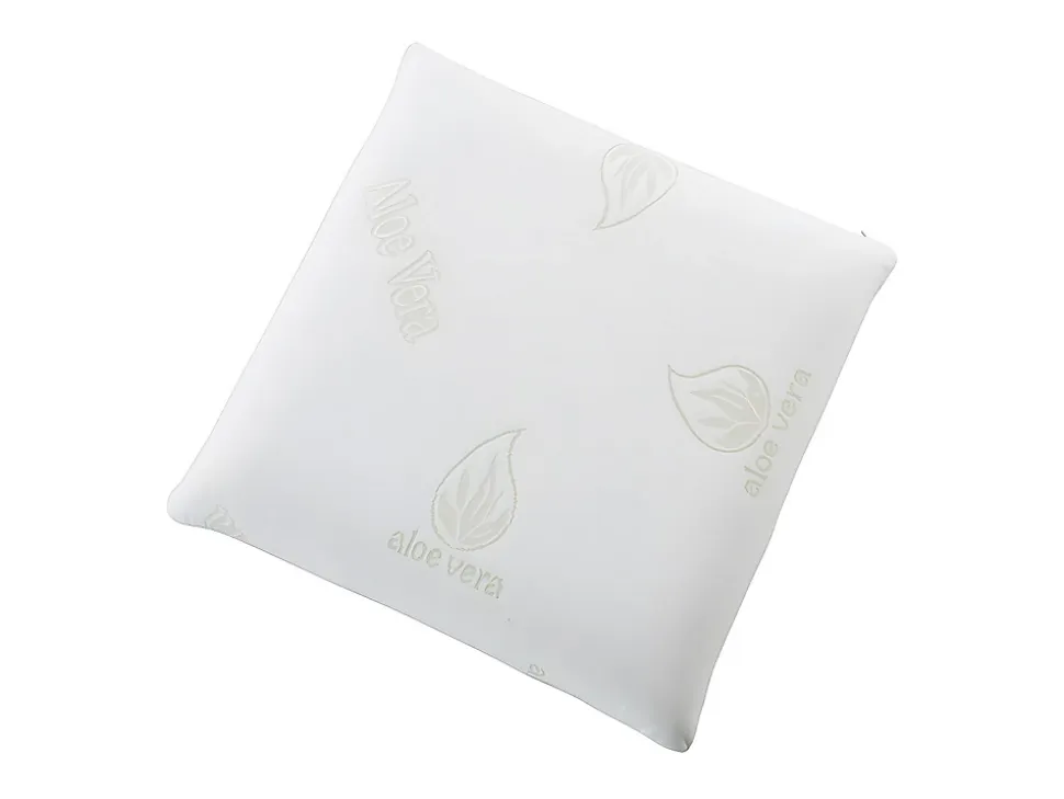 Oreiller mémoire de forme DOUCEUR d' ALOE VERA de NATUREA - 60 x 60 cm
