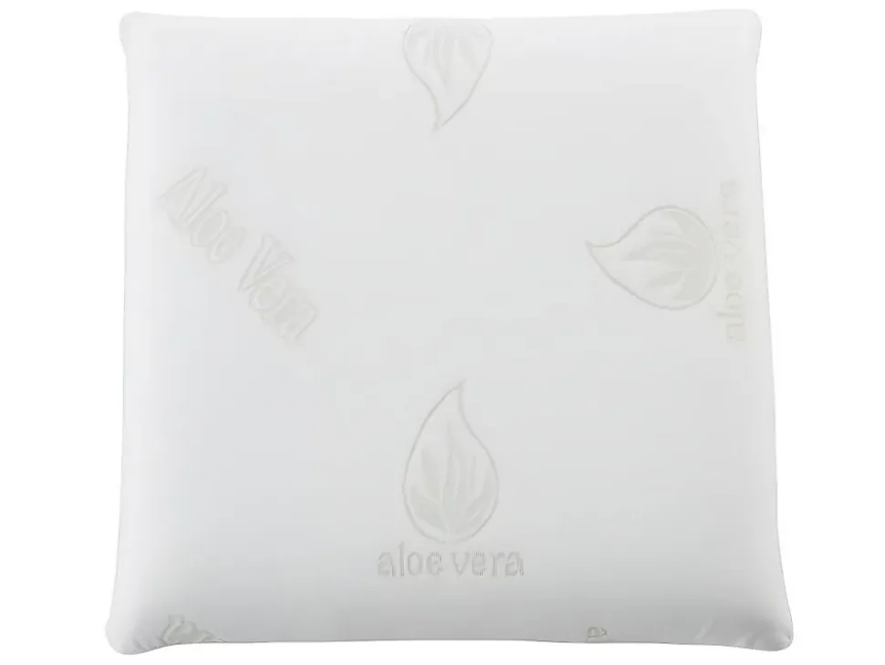 Oreiller mémoire de forme DOUCEUR d' ALOE VERA de NATUREA - 60 x 60 cm