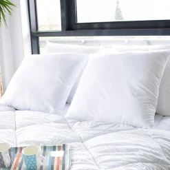 Oreiller mémoire de forme Bleu Calin 60x60 percale coton