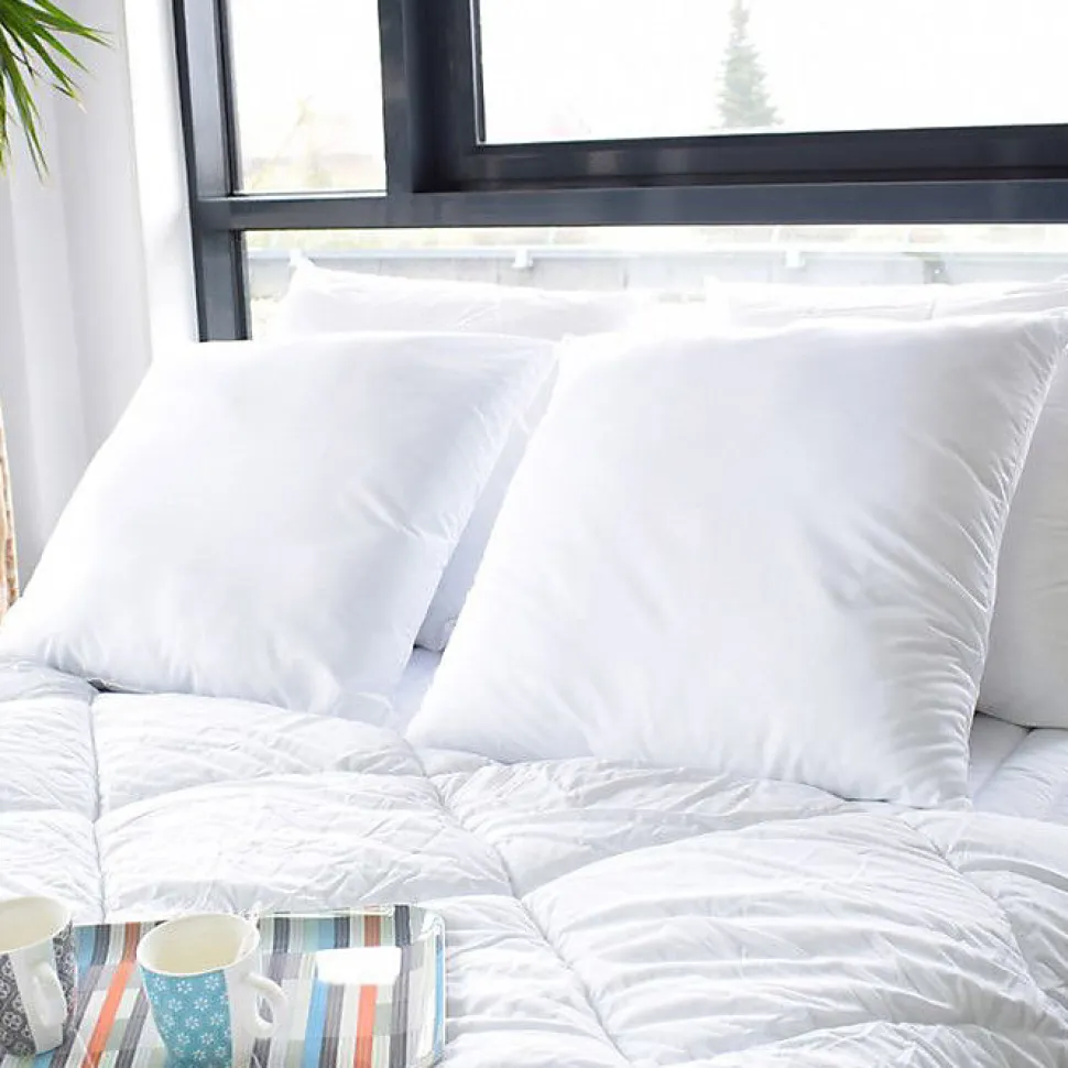 Oreiller mémoire de forme Bleu Calin 60x60 percale coton