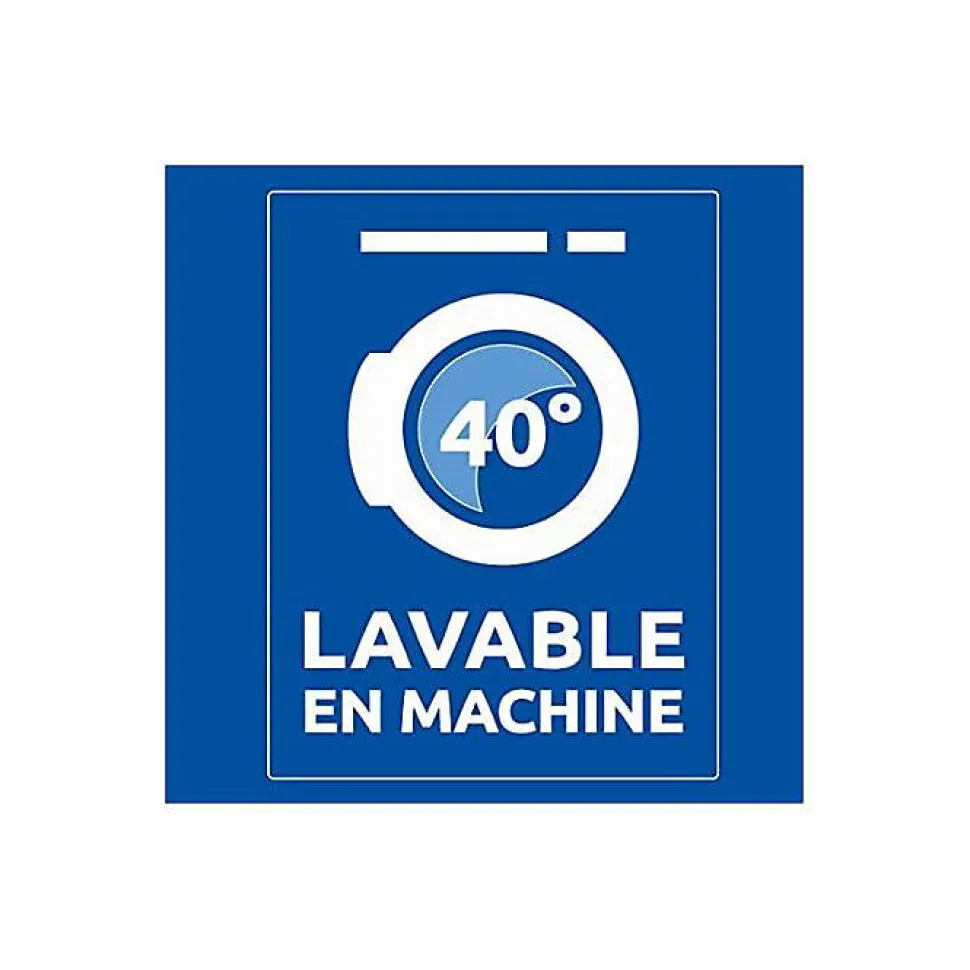 Oreiller mémoire de forme Bleu Calin 60x60 percale coton