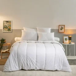 Oreiller Moelleux 60x60cm ANTI-ACARIENS Traitement Naturel