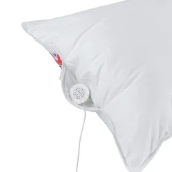 Oreiller musical en duvet et en plumes de canard ultra moelleux 50 x 75 cm - HOMESCAPES