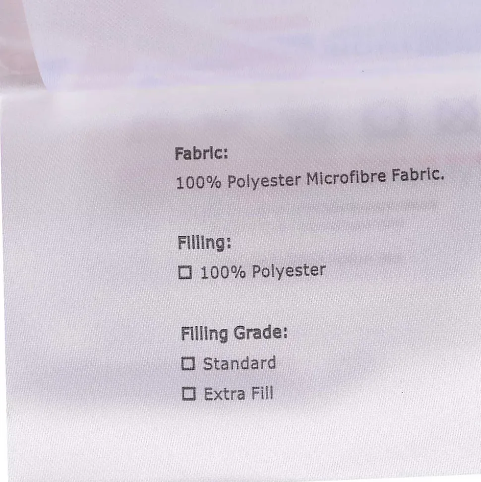 Oreiller musical synthétique microfibre confort souplemoyen blanc 50 x 75 cm - HOMESCAPES