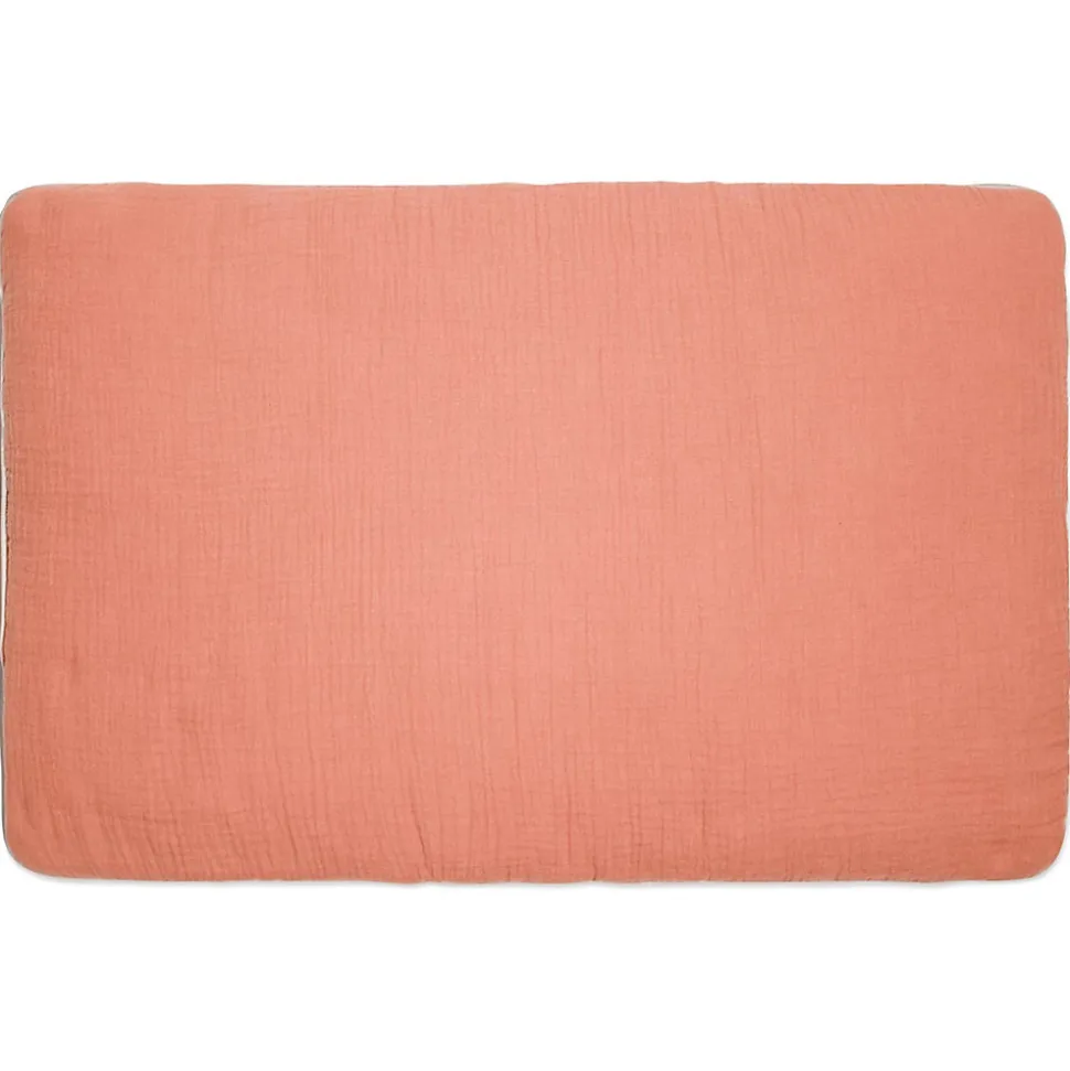 Oreiller plat en gaze de coton Jeanne