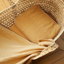 Oreiller plat en gaze de coton Jeanne