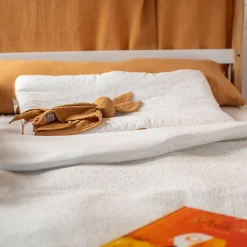 Oreiller plat en gaze de coton Jeanne