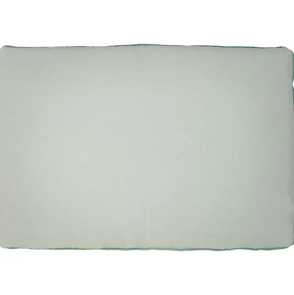 Oreiller plat réversible en coton Safari