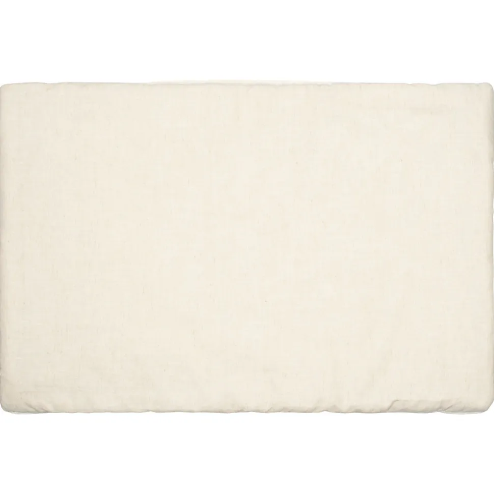 Oreiller plat réversible en lin lavé