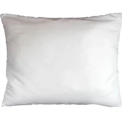 Oreiller uni confort en polyester (50x70 cm - Blanc)