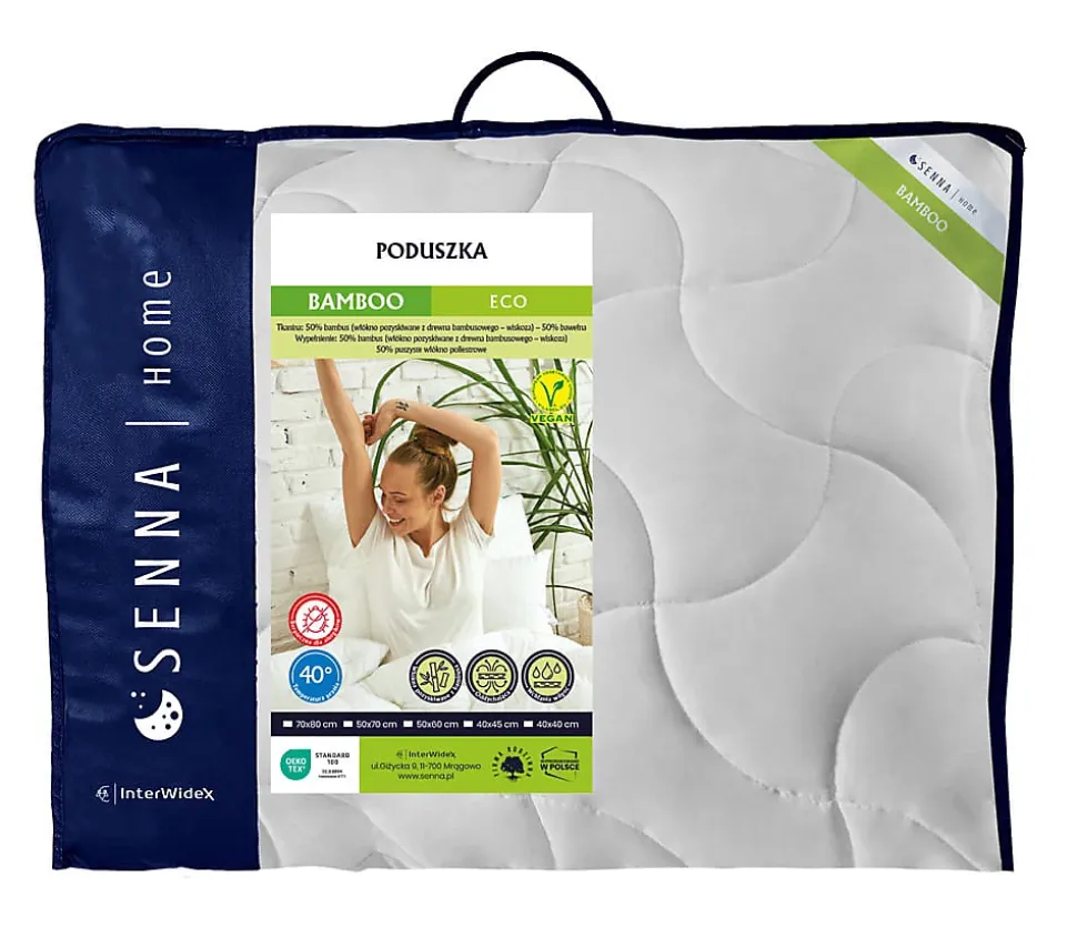 Oreiller 70x80 BAMBOO ECO 1200g Senna Home