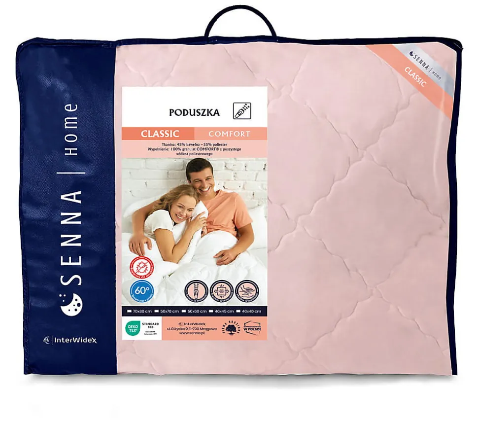 Oreiller 70x80 CLASSIC COMFORT Senna Home Rose