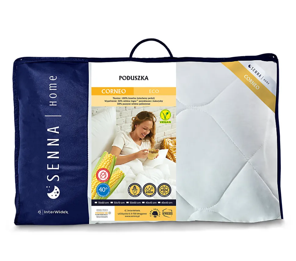 Oreiller 40x60 CORNEO ECO 400g Senna Home
