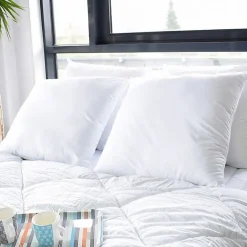 Oreillers Topcool Bleu Calin 60x60 Lot de 2 Blanc