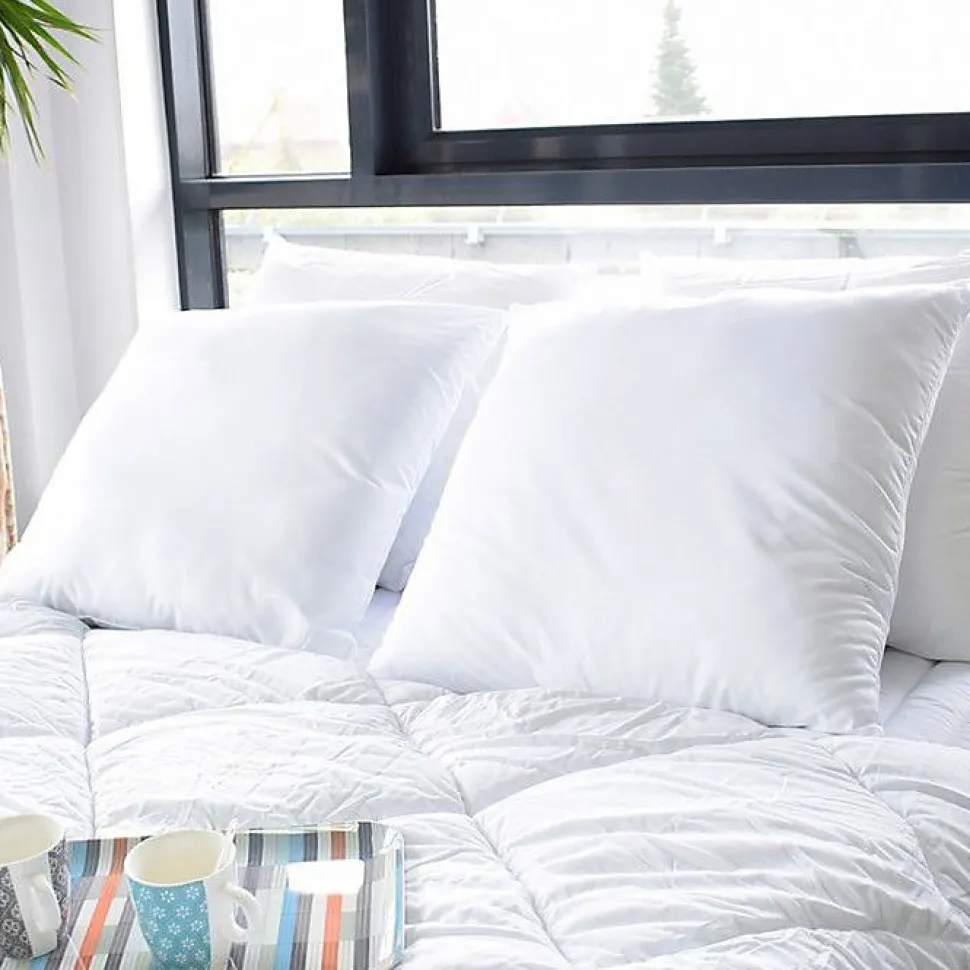 Oreillers Topcool Bleu Calin 60x60 Lot de 2 Blanc