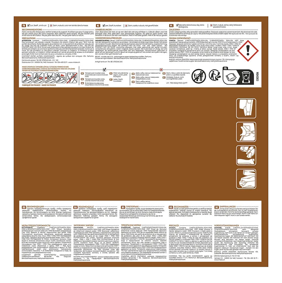 Pack 18 lingettes de soin cuir Starwax