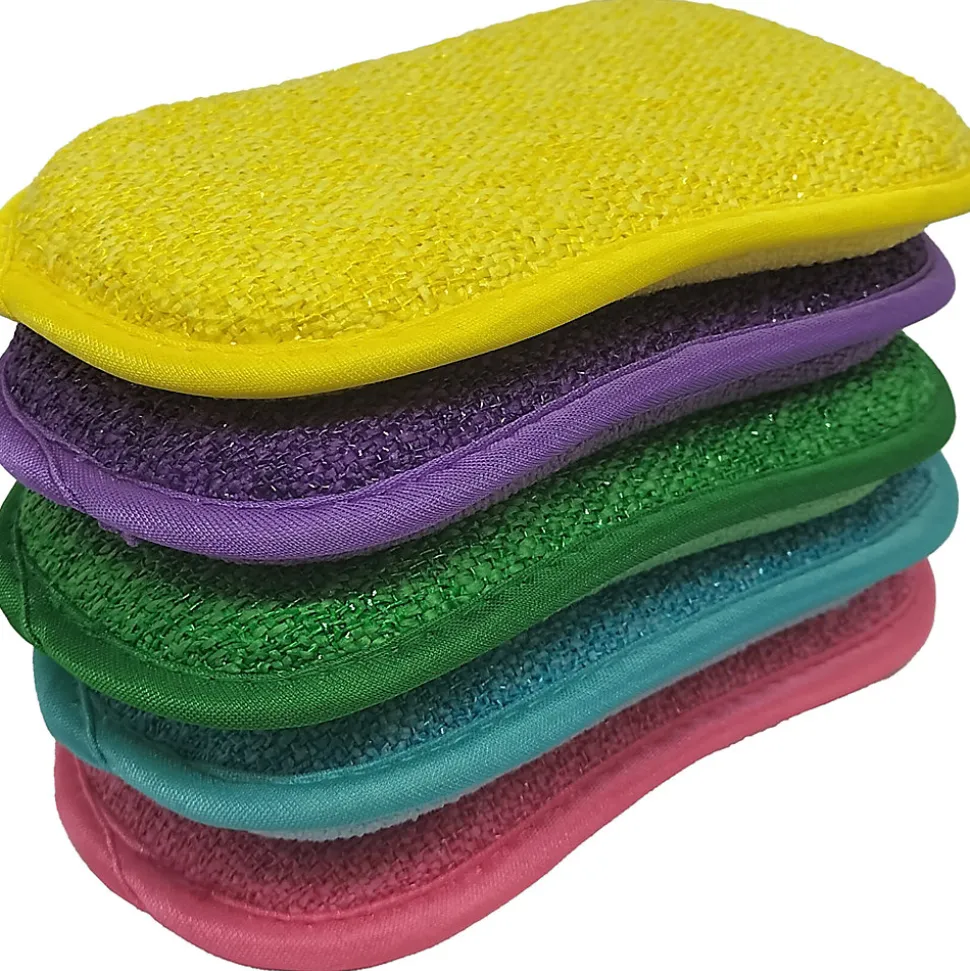 Pack 5 éponges double faces lavables Epongenio Best of TV multicolore