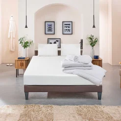 Pack Absolu 160x200 cm Matelas Mousse + Sommier Bois + Accessoires