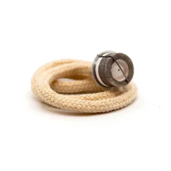 Pack Économie 2x petites mèches de rechange pour lampe catalytique 100ml. Tête en céramique et cordon 100% coton