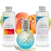 Pack économique Lampe Catalytique Blue Diamonds + Parfum Peach Velvet (500 ml) + Nettoyant Neutre (200 ml) + Mèche de Rechange
