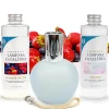 Pack économique Lampe Catalytique Bleu-Gris Mat + Parfum Summer Fruits (200 ml) + Nettoyant Neutre (200 ml) + Mèche de Rechange