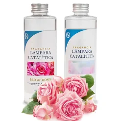 Pack économique Lampe Catalytique Blue Diamonds + Parfum Bed of Roses (200 ml) + Nettoyant Neutre (200 ml) + Mèche de Rechange