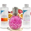 Pack économique Lampe Catalytique Mosaïque Fuchsia + Caribbean Passion (200 ml) + Nettoyant Neutre (200 ml) + Mèche de Rechange