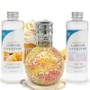 Pack économique Lampe Catalytique Mosaïque Bicolore + Parfum Lemon Cake (500 ml) + Nettoyant Neutre (200 ml) + Mèche de Rechange