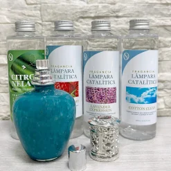 Pack économique Lampe Catalytique Aqua Marina + Parfum Citronnelle (200 ml) + Nettoyant Neutre (200 ml) + Mèche de Rechange