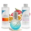 Pack économique Lampe Catalytique Blue Diamonds + Parfum Caribbean Passion (500 ml) + Nettoyant Neutre (200 ml) + Mèche Rechange
